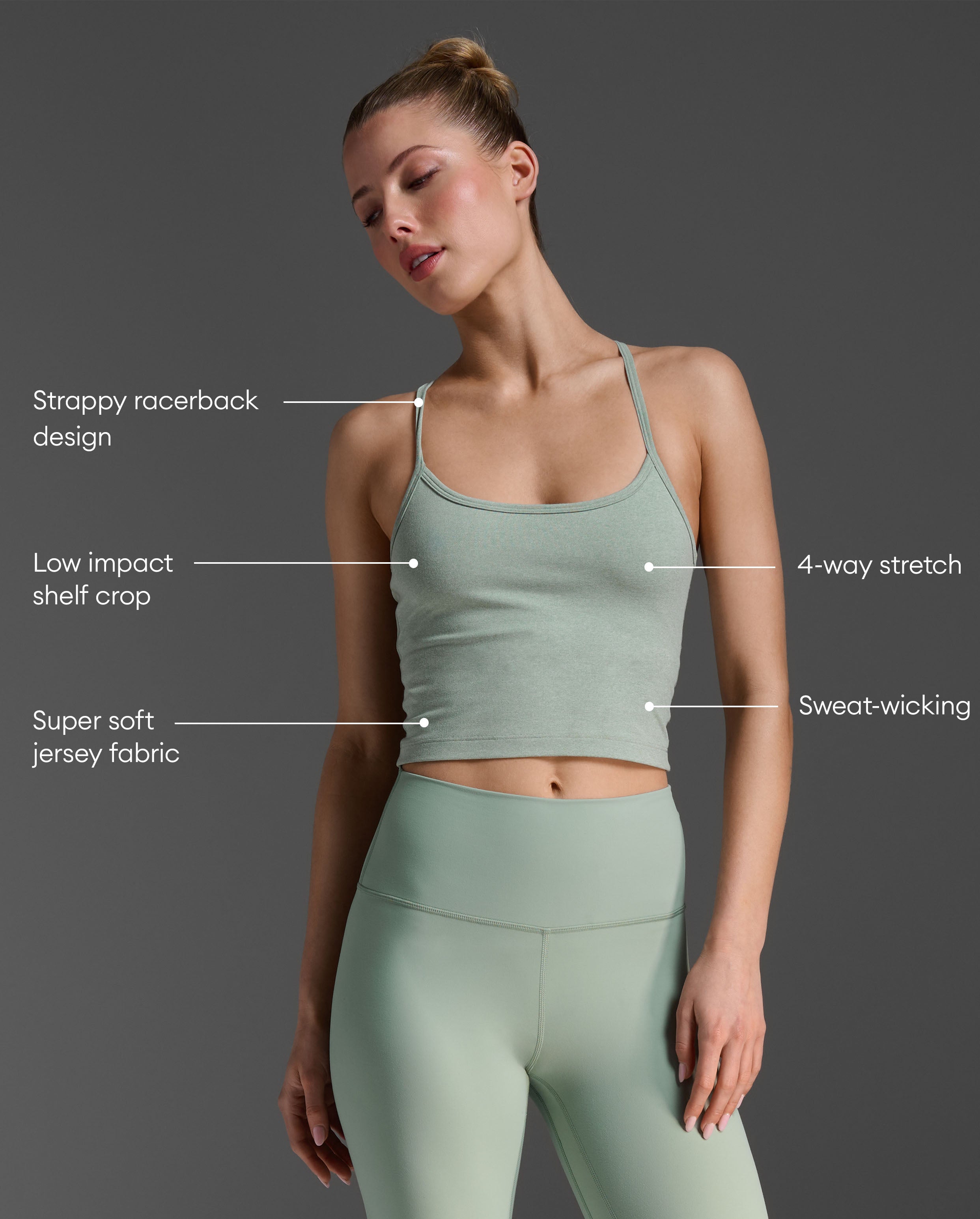 2xu-flex-crop-tank-sporttop-eukalyptus-m image 2