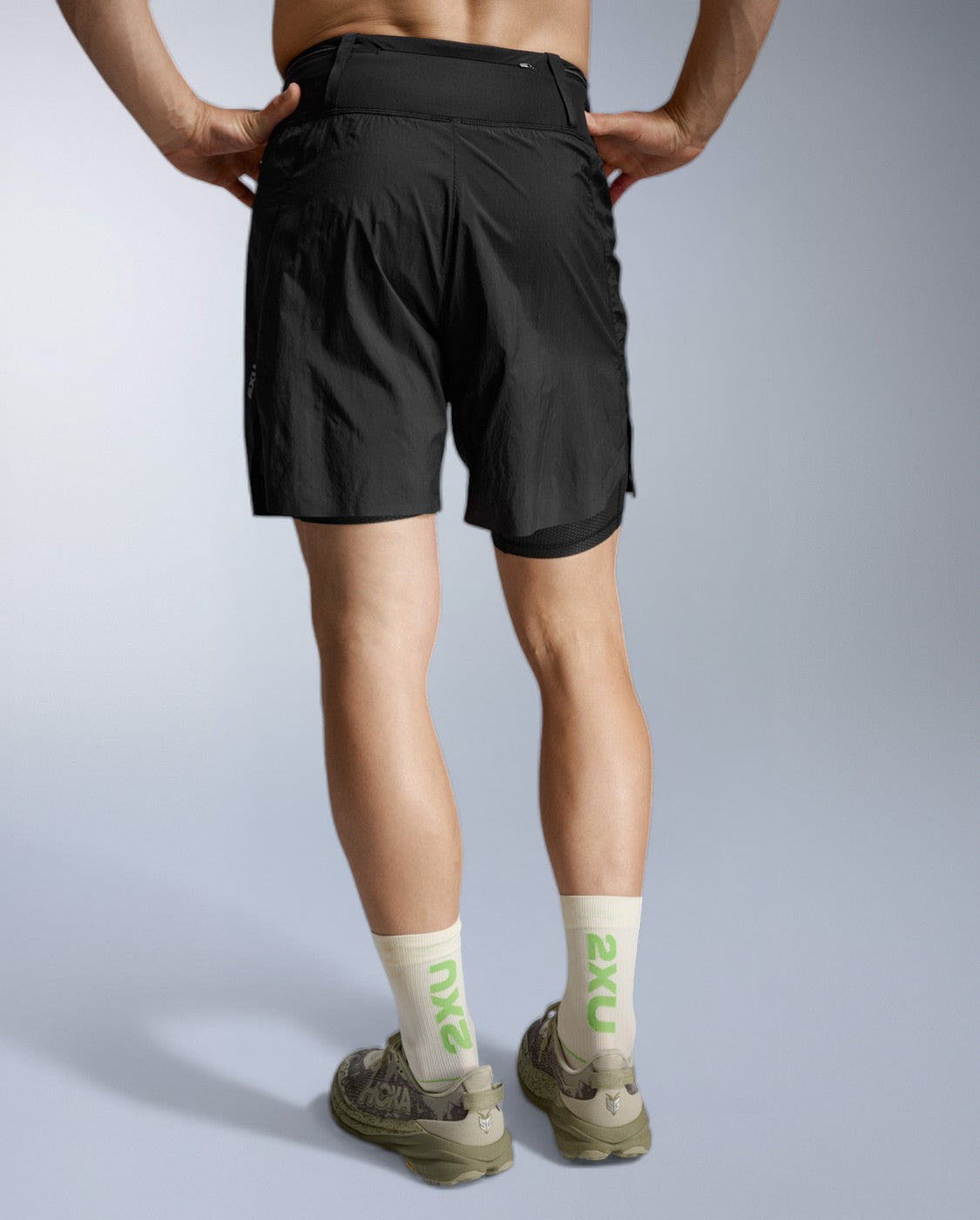2xu-aero-trail-2-in-1-5-inch-shorts-herren-schwarz image 2