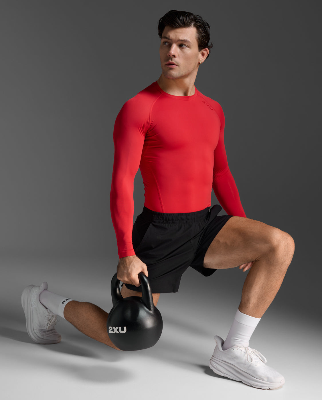 2xu-core-compression-long-sleeve-langarmshirt-herren-rot image 4