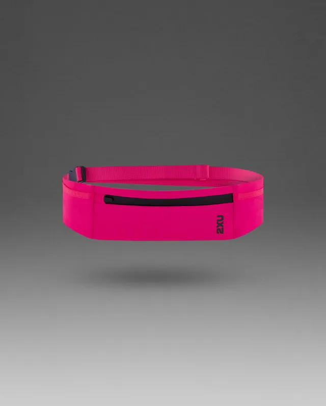 2xu-swim-race-run-belt-fuchsia-laufg-rtel-mit-tasche image 1