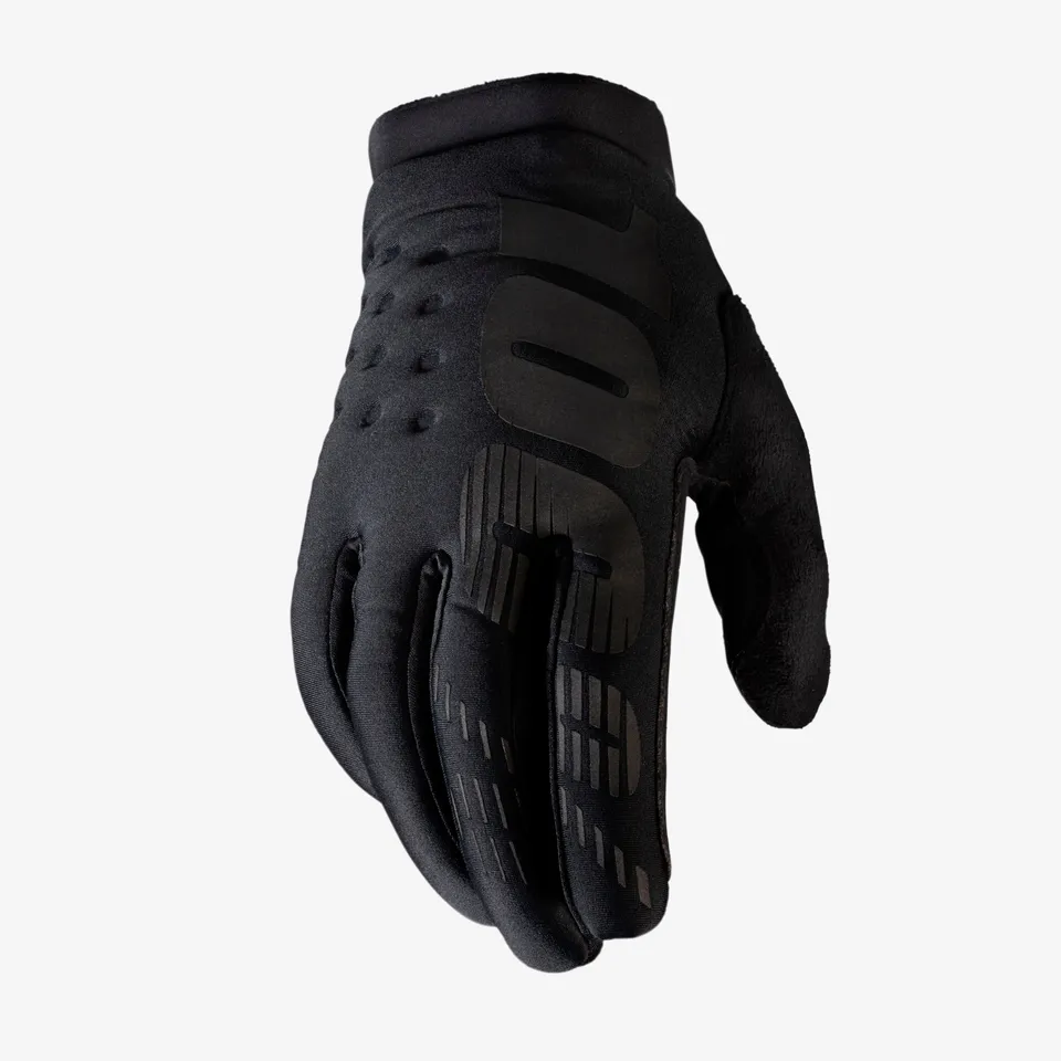 100-brisker-damen-handschuhe-schwarz-grau image 1