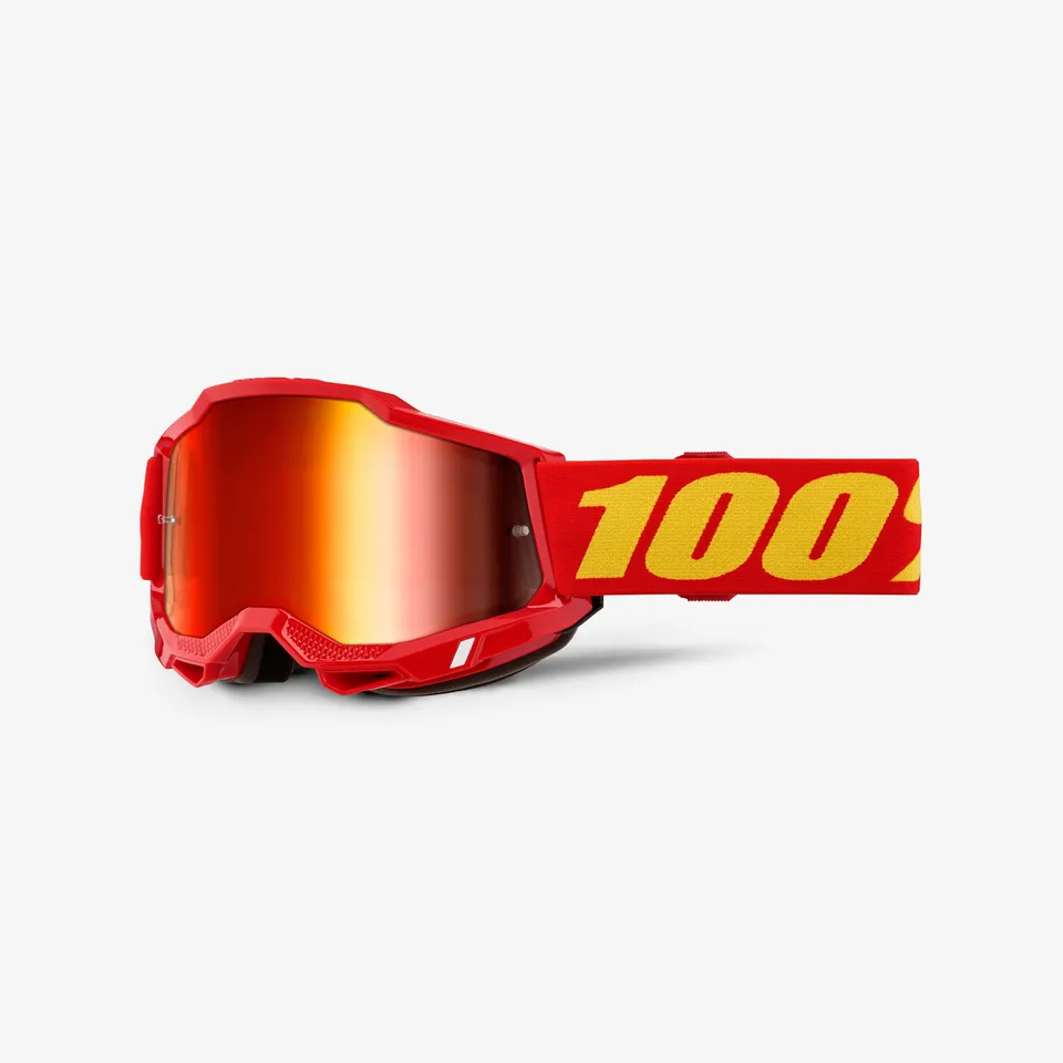 100-accuri-2-junior-motocross-brille-rot-clear-kinder image 1