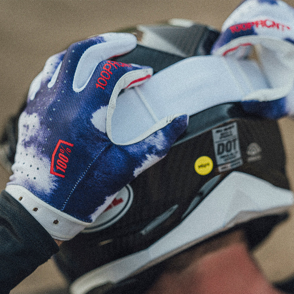 100-itrack-mtb-handschuhe-blau-wei-atmungsaktiv-clarino image 2