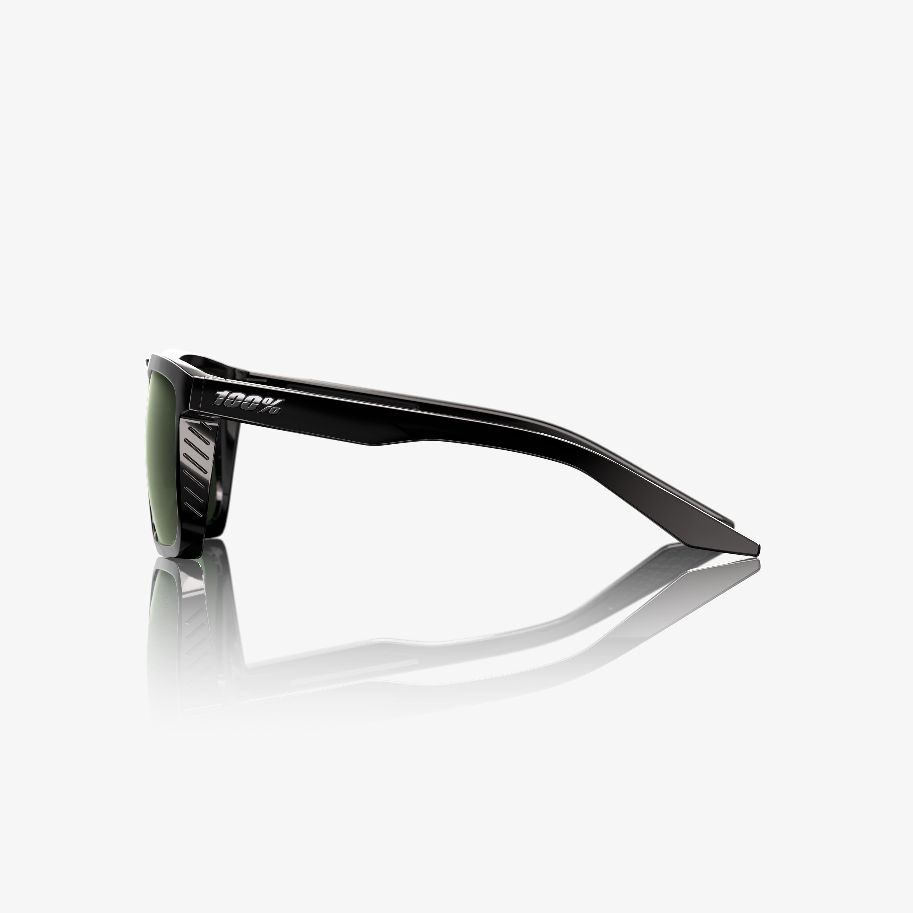 100-renshaw-polished-black-sonnenbrille-grey-green image 3