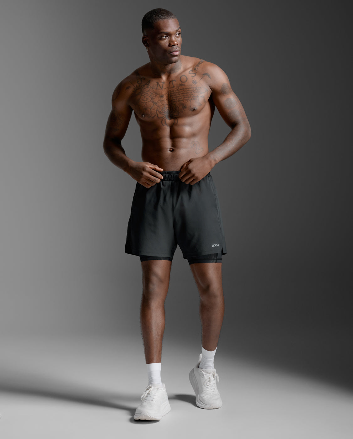 2xu-aero-mesh-2-in-1-5-inch-shorts-herren-schwarz image 4