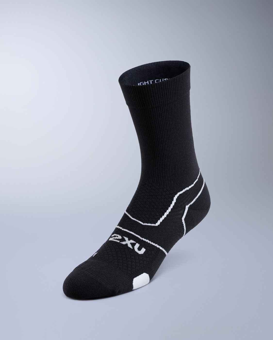 2xu-vectr-light-cushion-crew-socken-schwarz-2 image 1