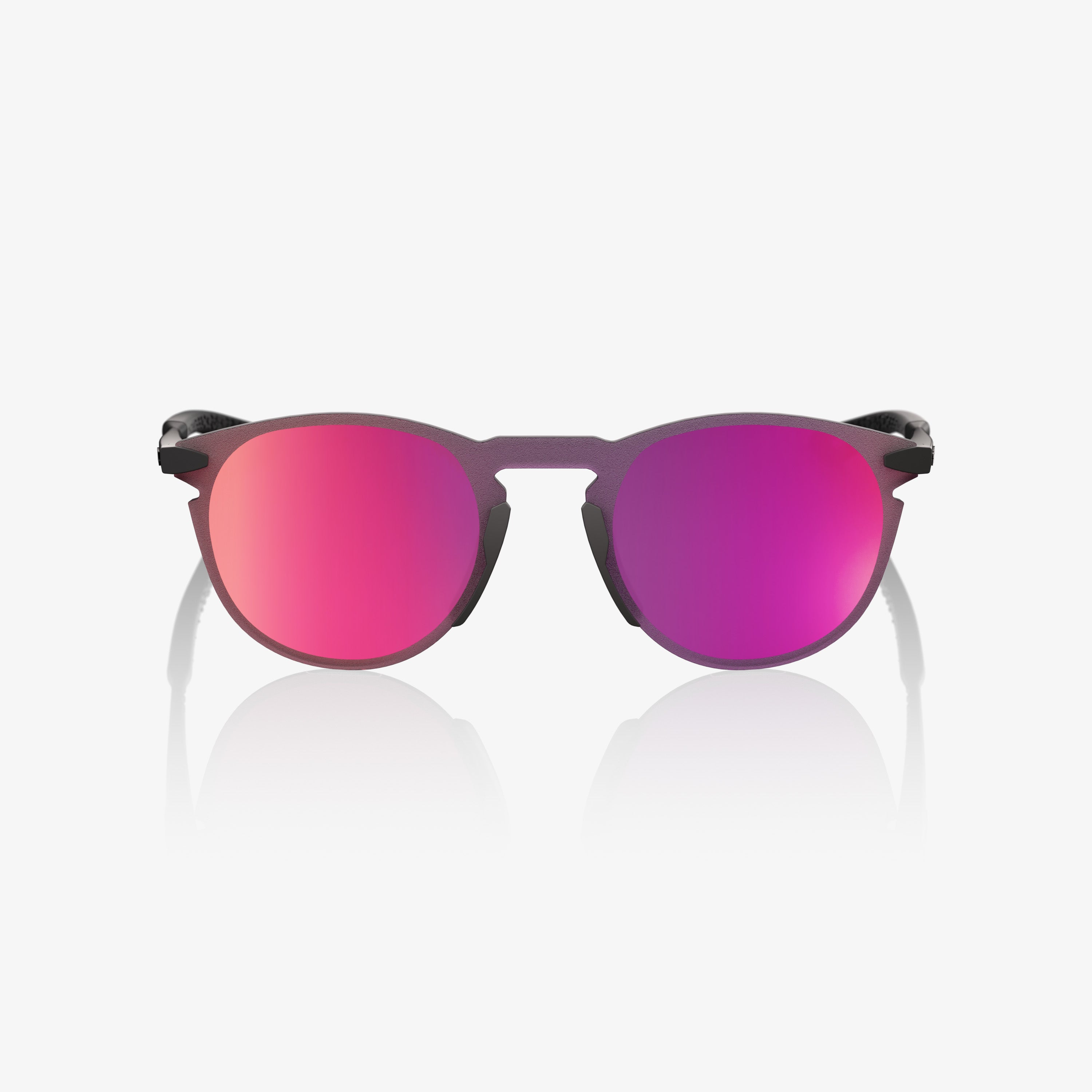 100-legere-round-sonnenbrille-soft-tact-black-purple-mirror image 2