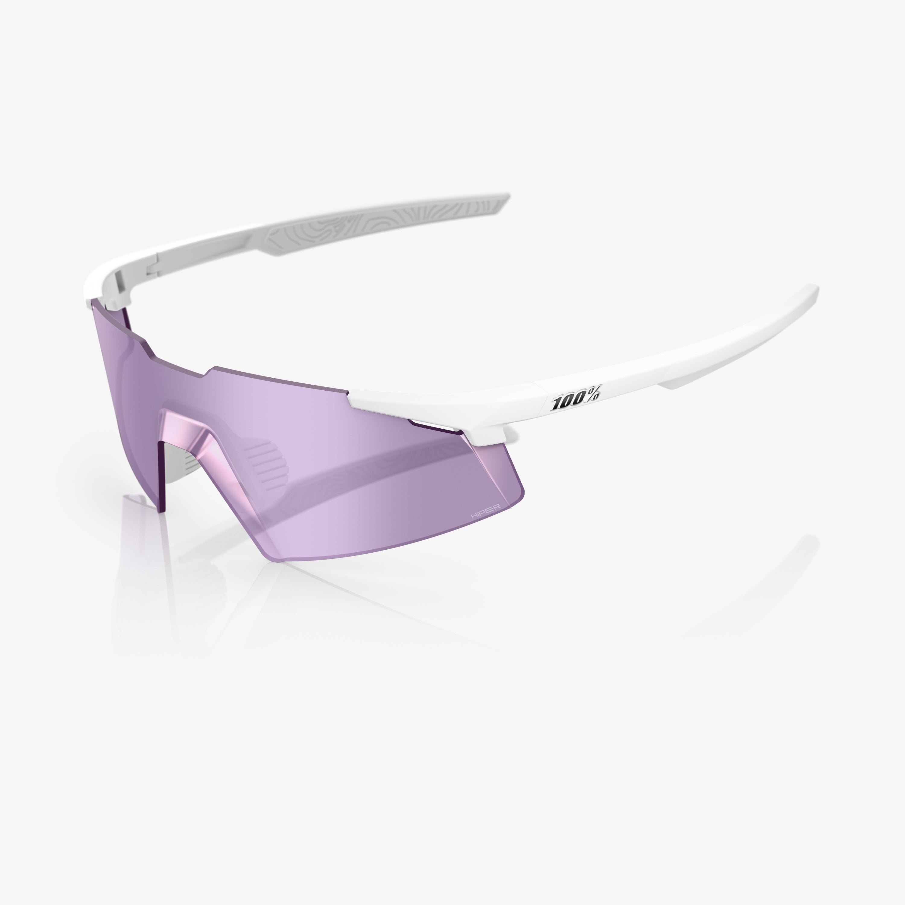 100-a2-aspire-sonnenbrille-matte-white-hiper-pink-lavender image 1