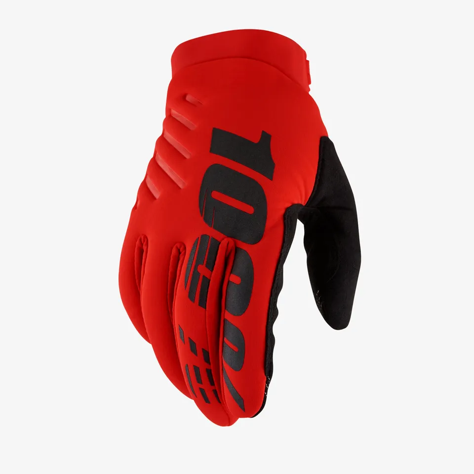 100-brisker-fahrradhandschuhe-rot-touchscreen image 1