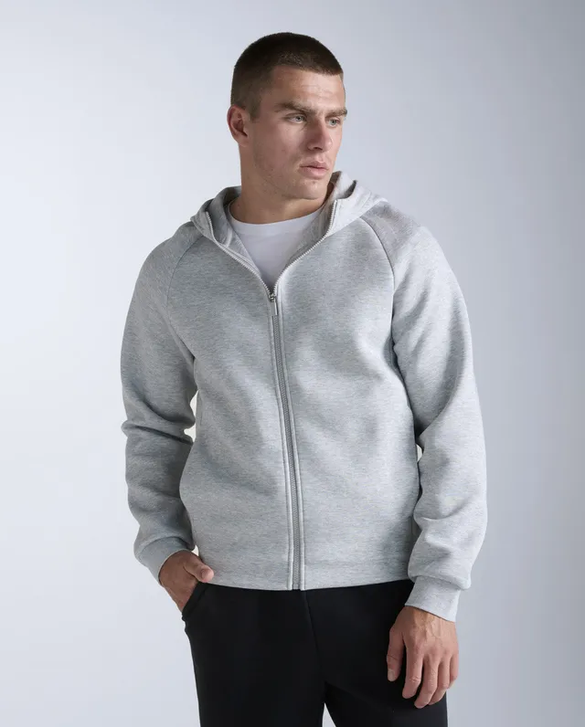2xu-24-7-commute-zip-hoodie-grey-marle-fleece image 1