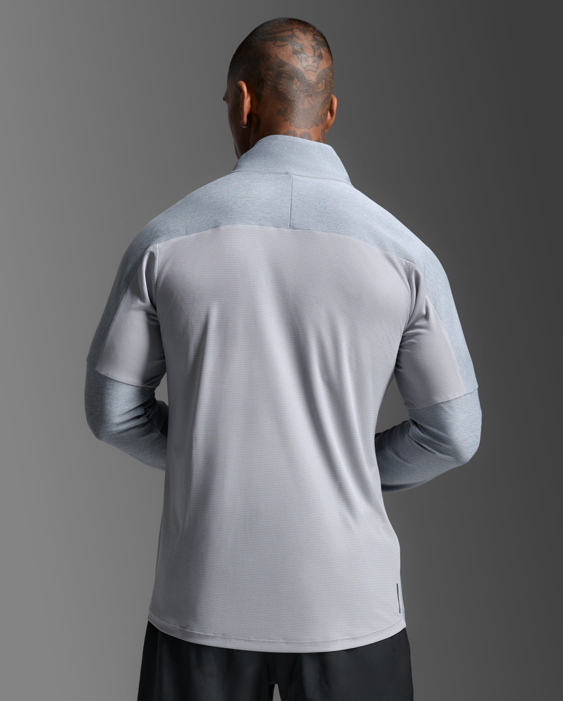 2xu-aero-1-2-zip-laufshirt-herren-weathervane-langarm image 2