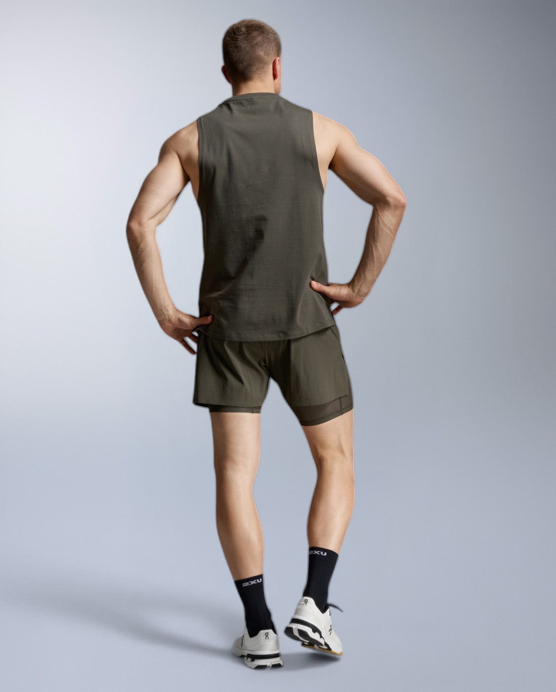 2xu-motion-cotton-flex-tank-top-herren-flint-atmungsaktiv image 8
