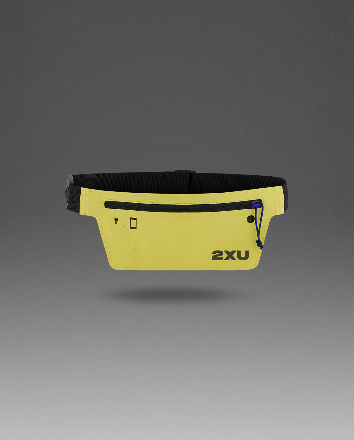 2xu-swim-race-slim-run-belt-volt-black-laufg-rtel image 3