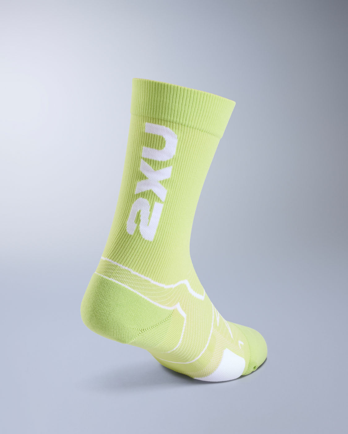 2xu-vectr-cushion-crew-kompressionssocken-matcha image 2