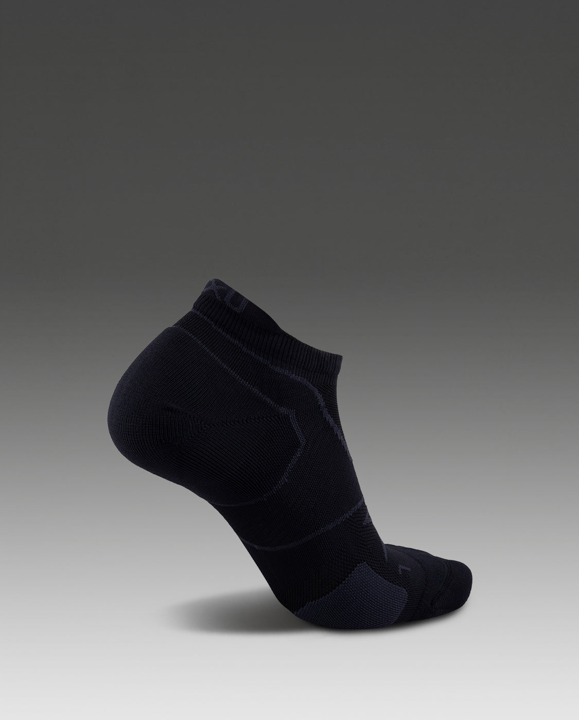 2xu-vectr-cushion-no-show-laufsocken-schwarz-titan image 3