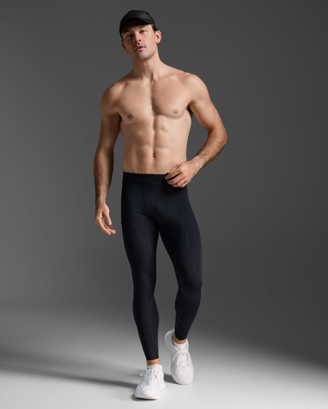 2xu-force-compression-tights-lauftight-herren-schwarz-mcs image 1