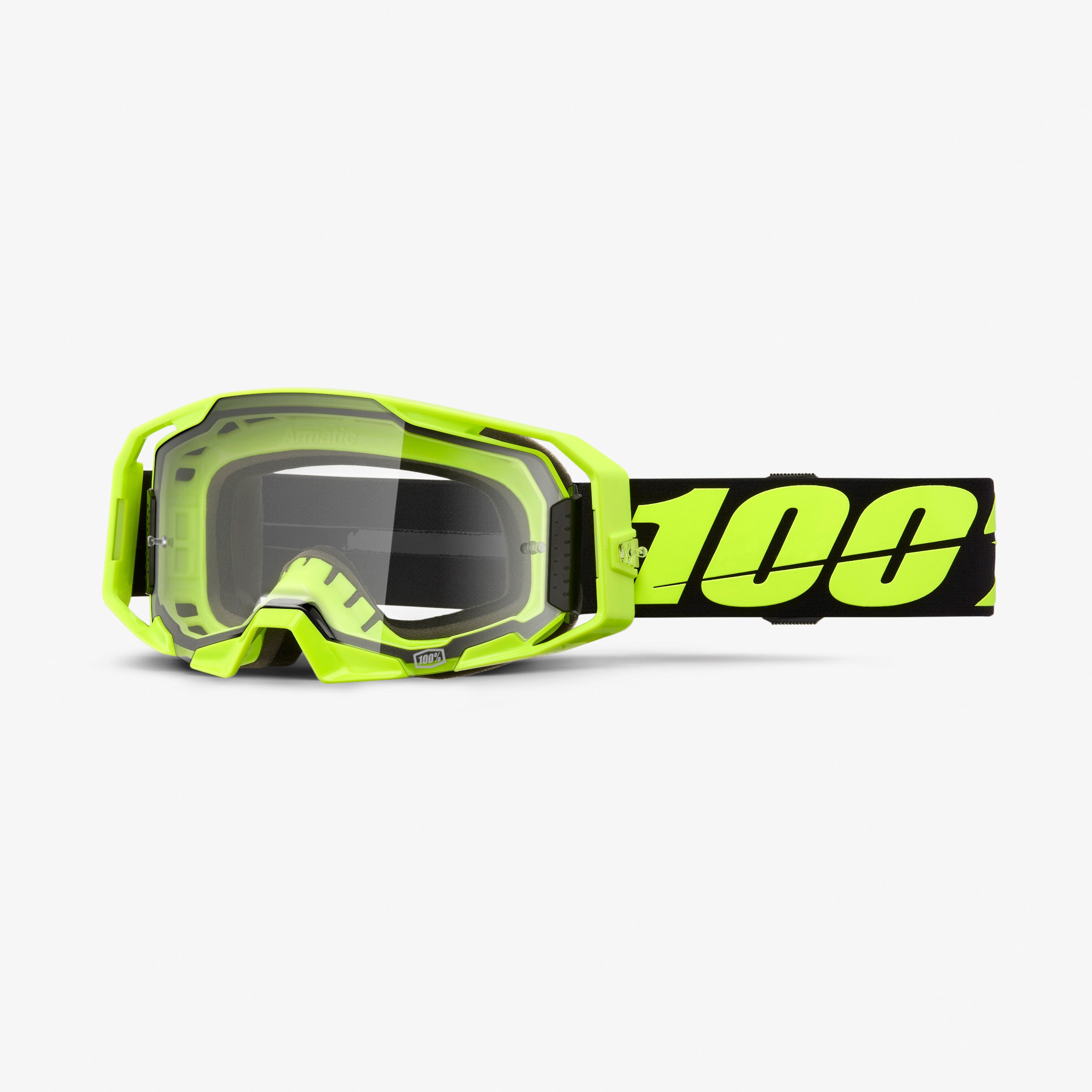 100-armatic-mx-brille-neon-gelb-clear-true-gold-mirror image 2