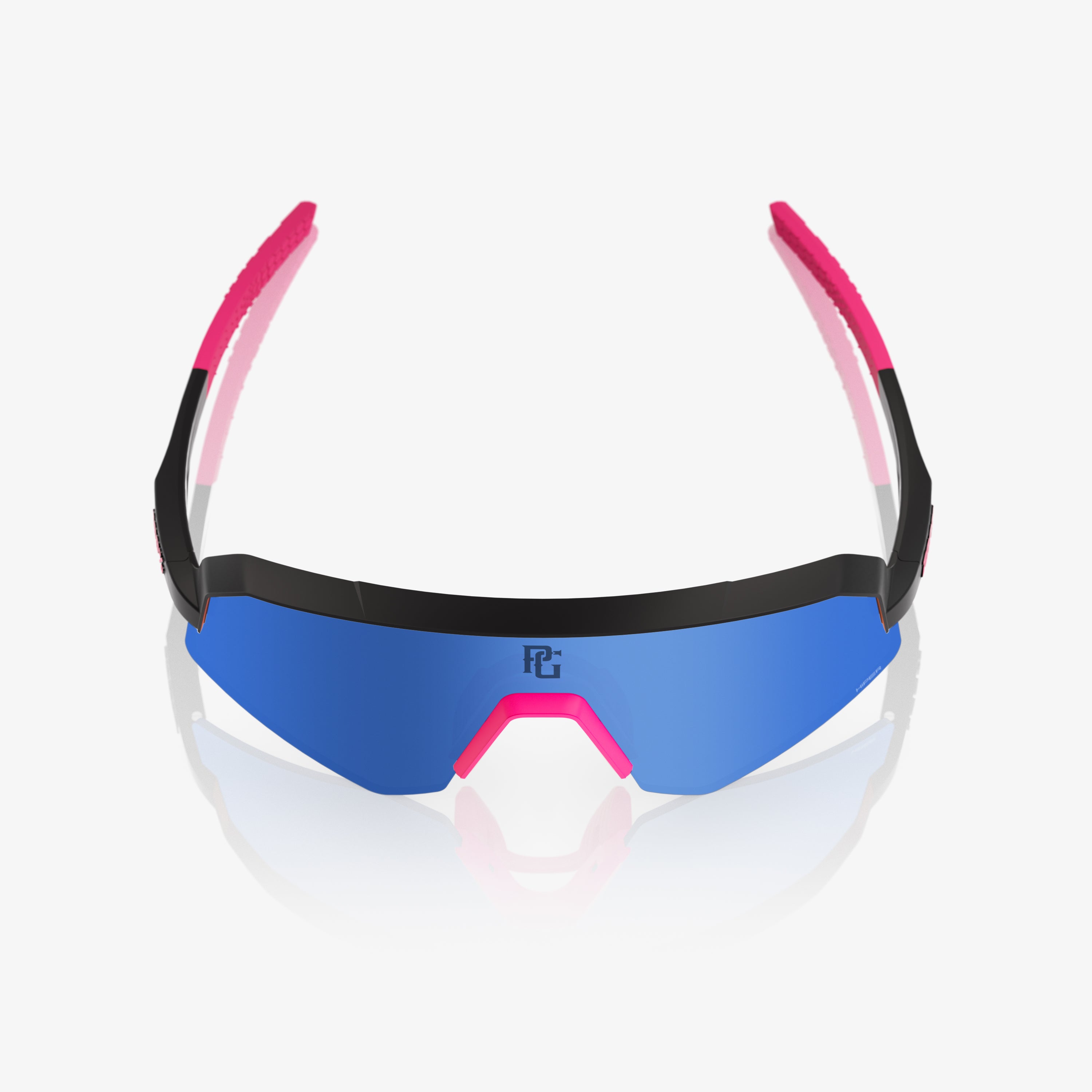 100-slendale-youth-sonnenbrille-matt-schwarz-hiper-blau image 4