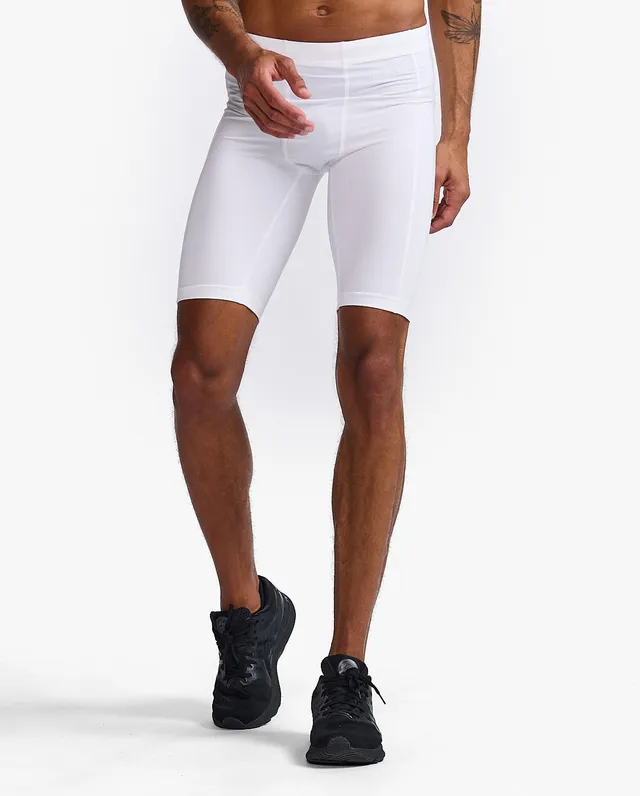 2xu-core-compression-game-day-shorts-herren-white-shorts image 1