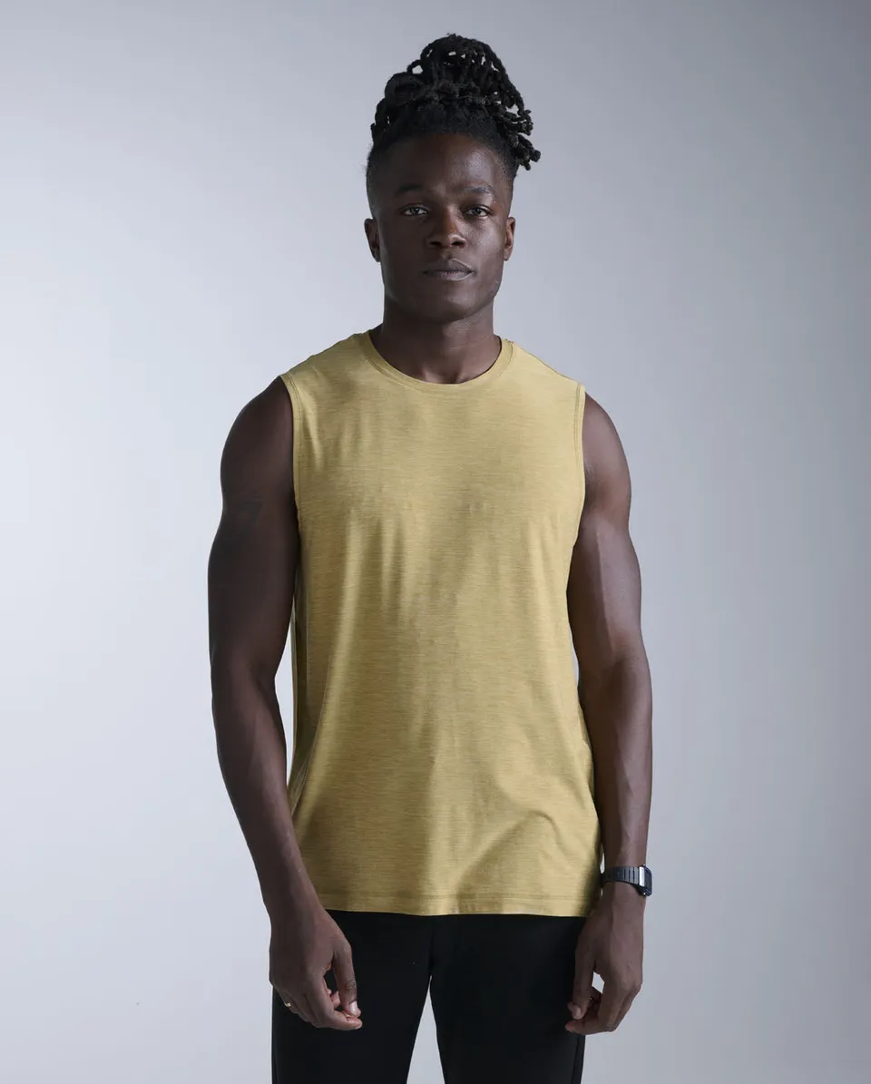 2xu-signature-tank-tanktop-herren-khaki-khaki image 1
