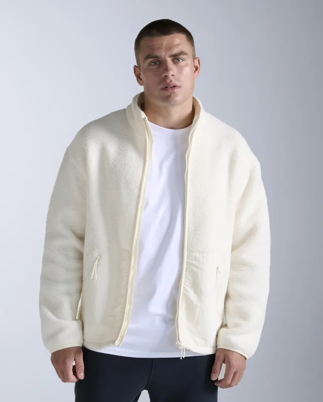 2xu-ignition-sherpa-zip-fleecejacke-chalk-herren-oversized image 1