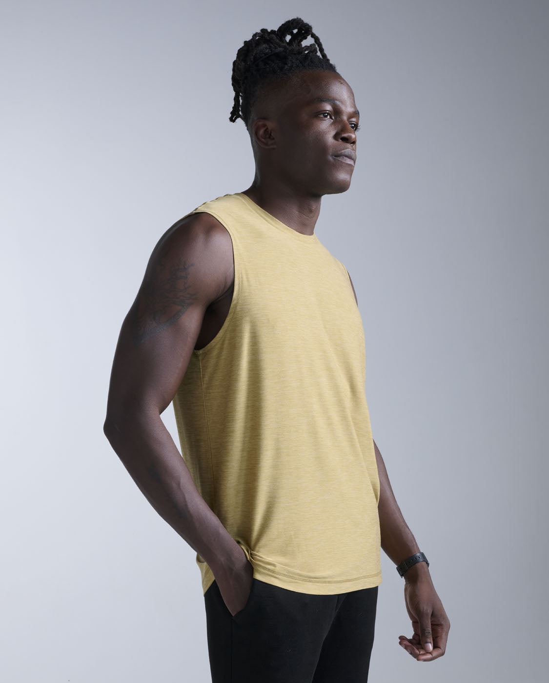 2xu-signature-tank-tanktop-herren-khaki-khaki image 2