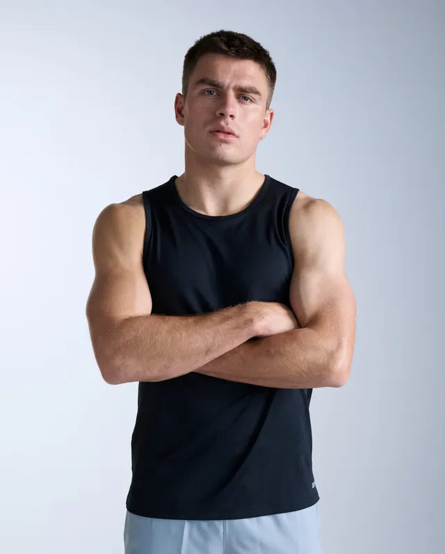 2xu-aero-tank-top-herren-schwarz-silber image 1