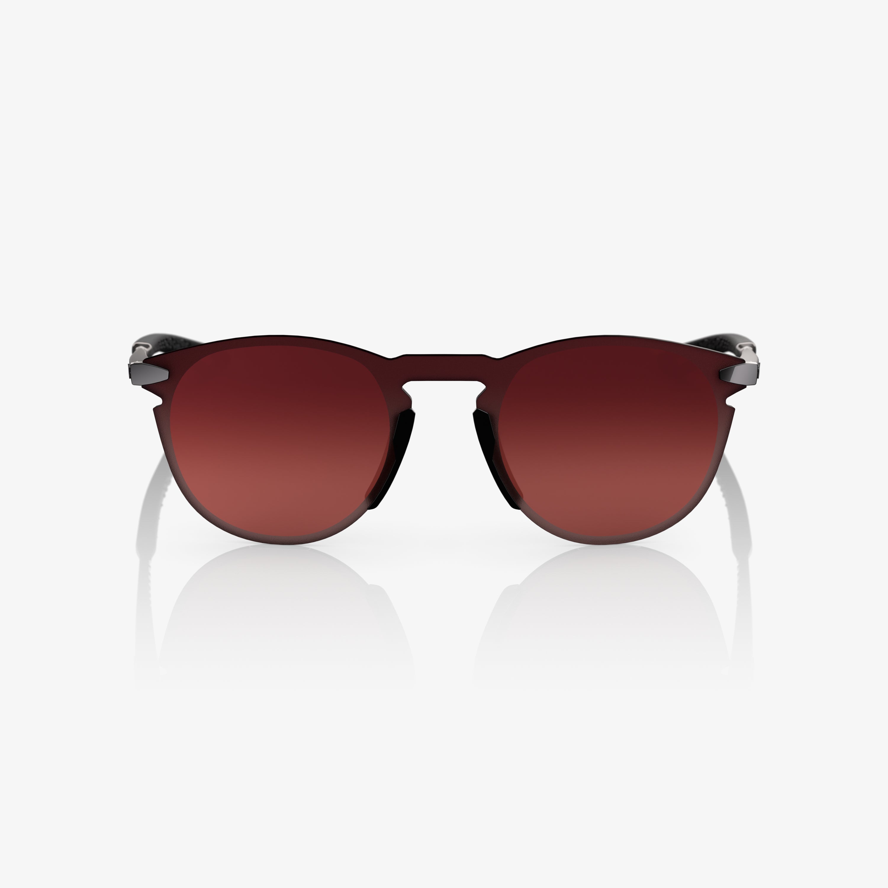 100-legere-round-sonnenbrille-polished-black-brown-red-gradient image 2