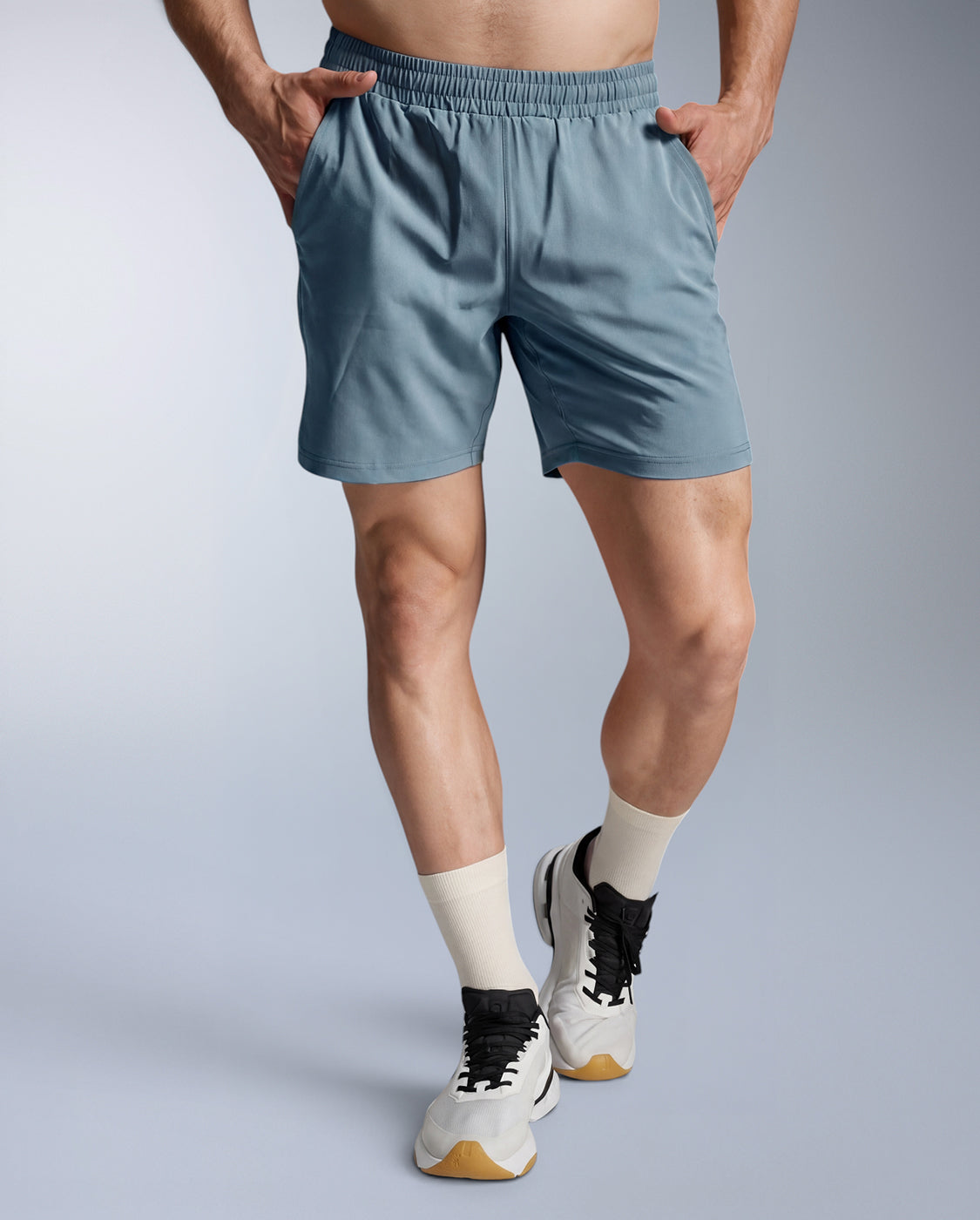2xu-aero-7-inch-shorts-herren-blue-shade-reflektierend image 1