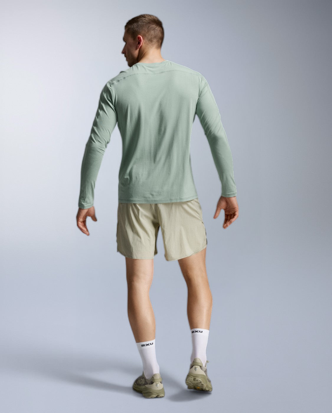 2xu-ignition-wool-long-sleeve-laufshirt-herren-eucalyptus image 7