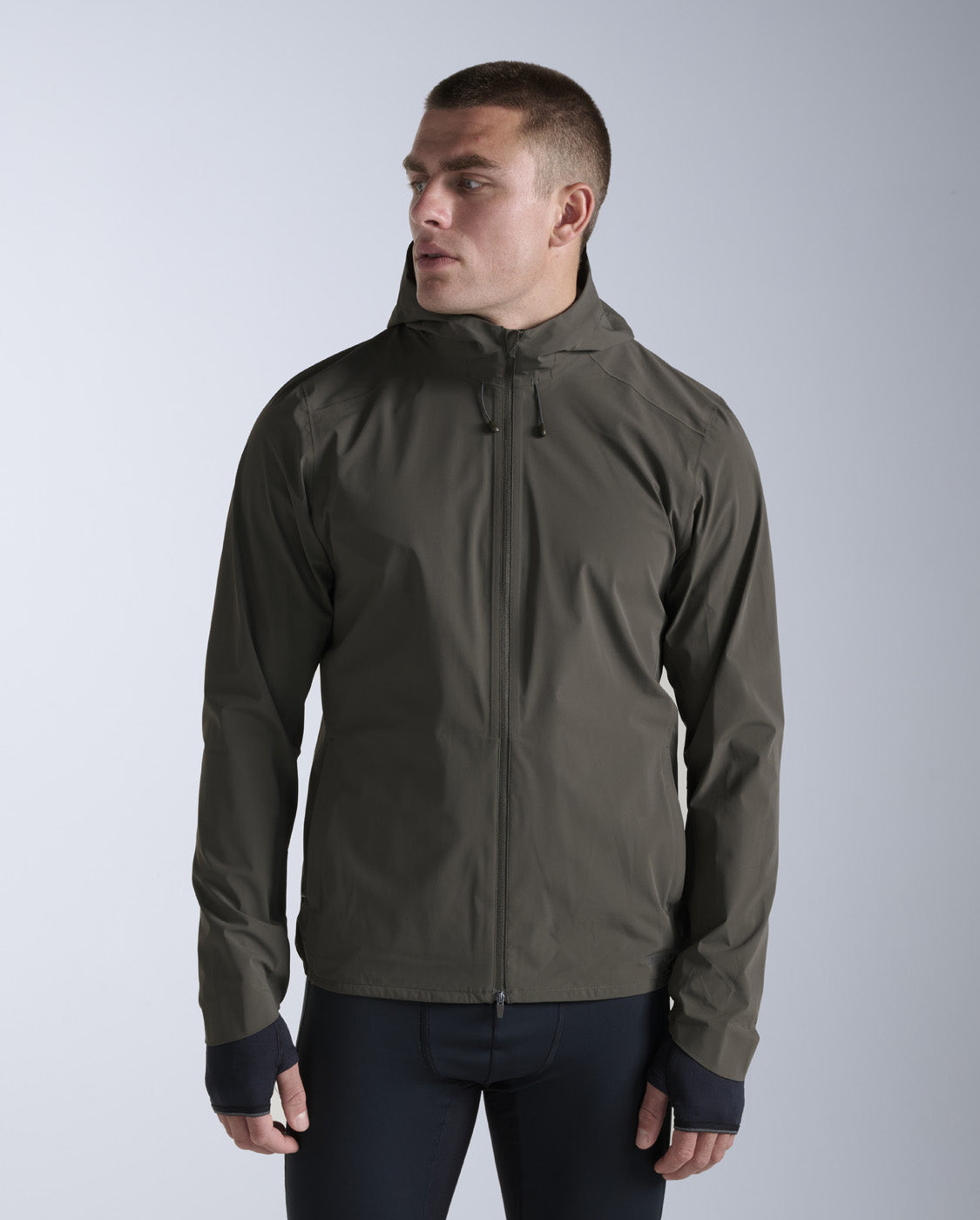 2xu-ignition-shield-laufjacke-herren-flint-black-wasserdicht image 1