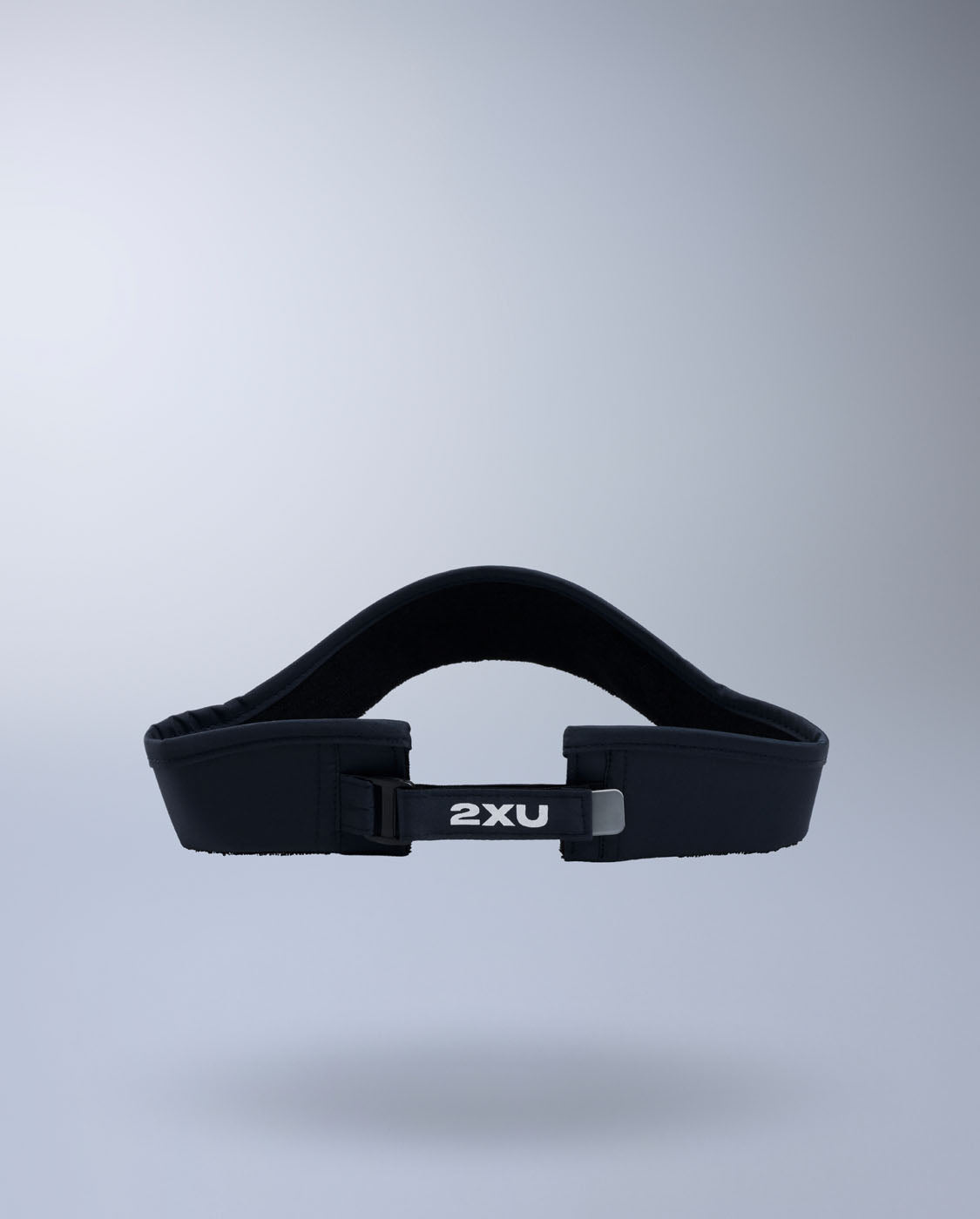 2xu-aero-run-visor-unisex-midnight-silver image 3