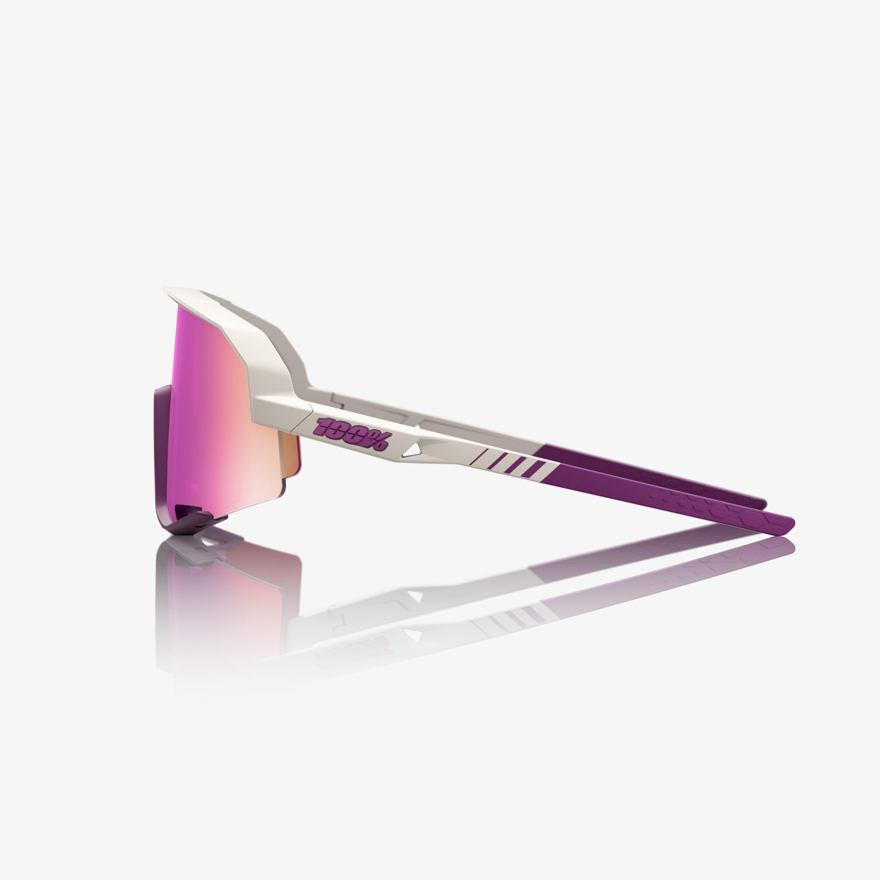 100-slendale-sonnenbrille-matte-chalk-purple-mirror image 3