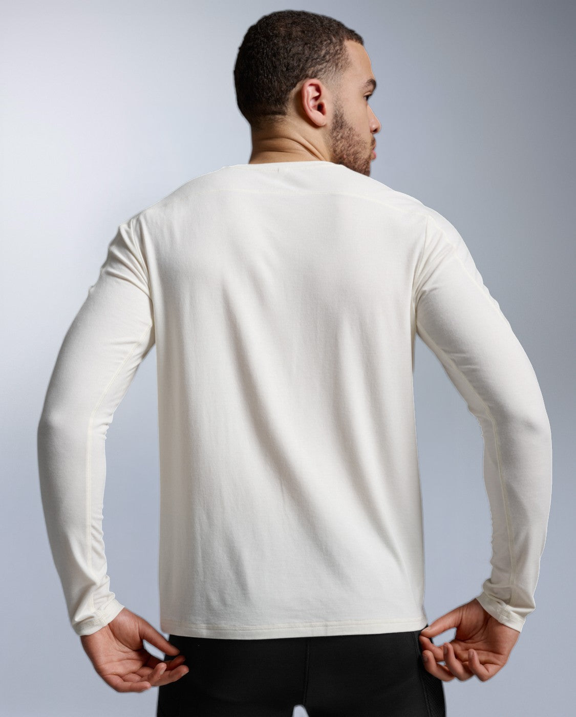 2xu-ignition-wool-langarmshirt-chalk-chalk image 3