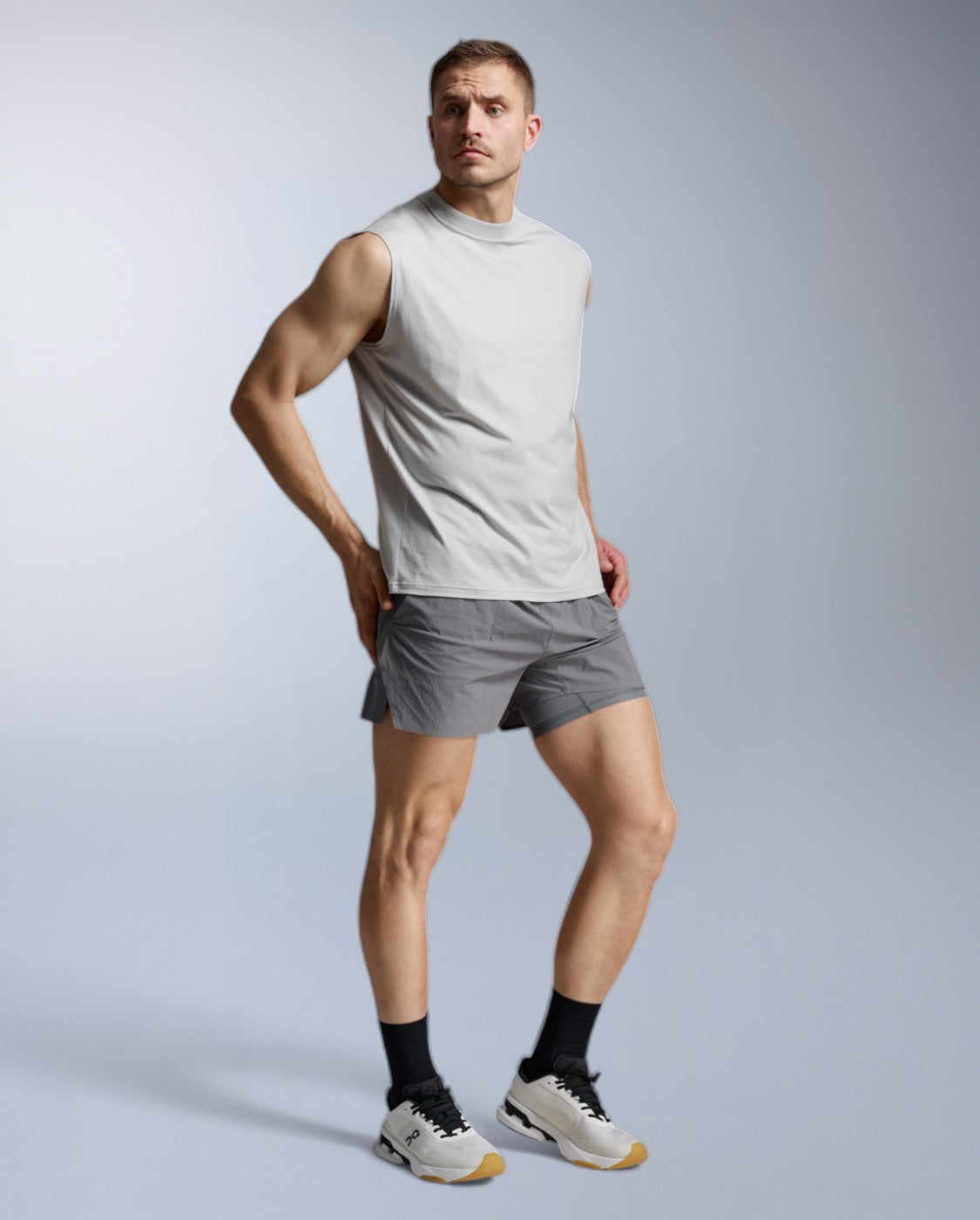 2xu-motion-oversized-tencel-tank-tanktop-harbor-mist image 3