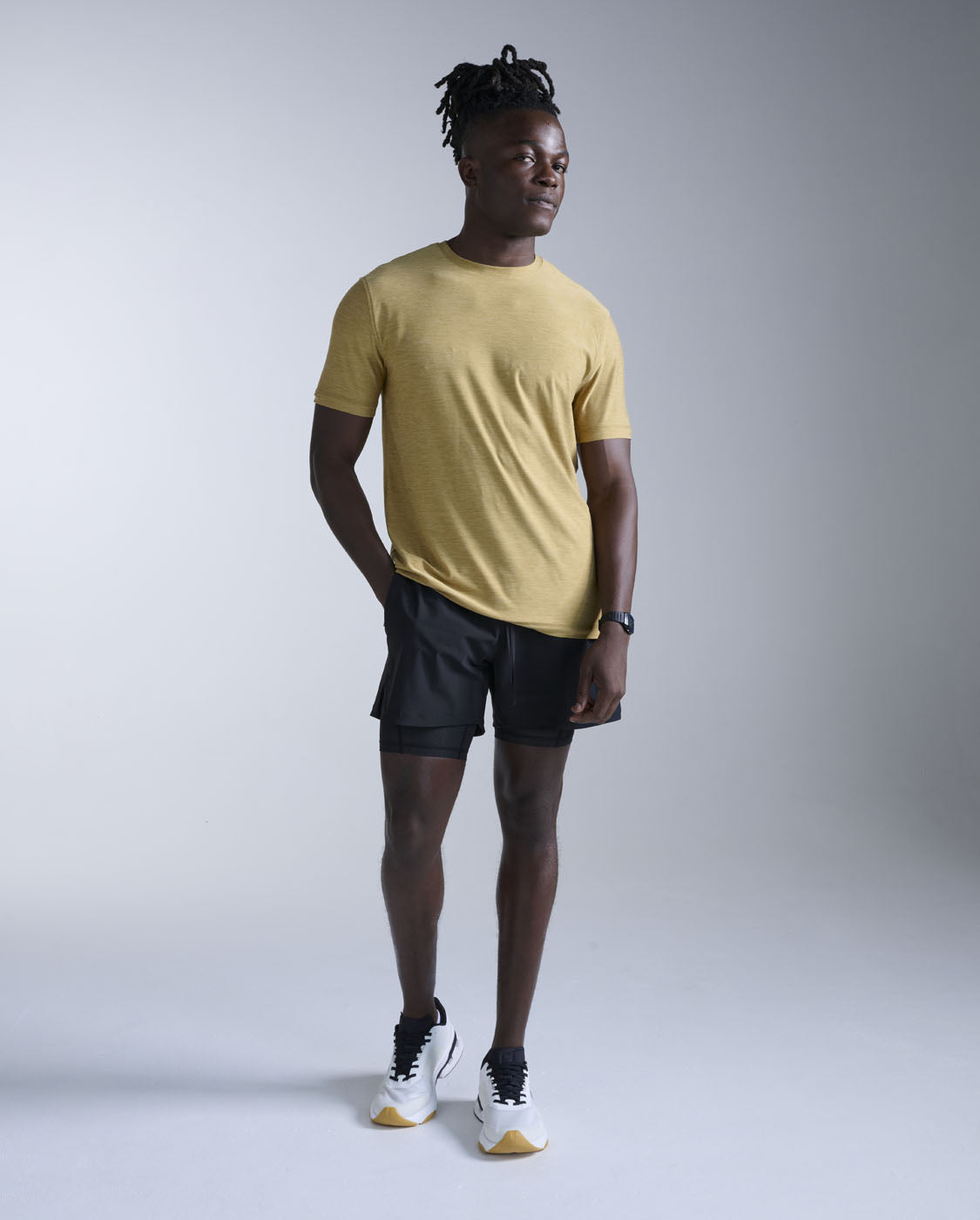 2xu-signature-tee-t-shirt-herren-khaki image 7