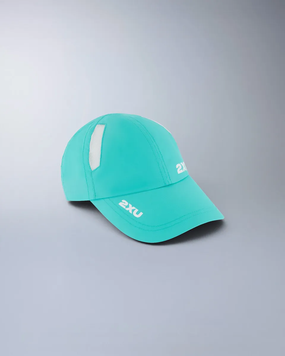 2xu-aero-run-cap-kappe-aurora-white image 1