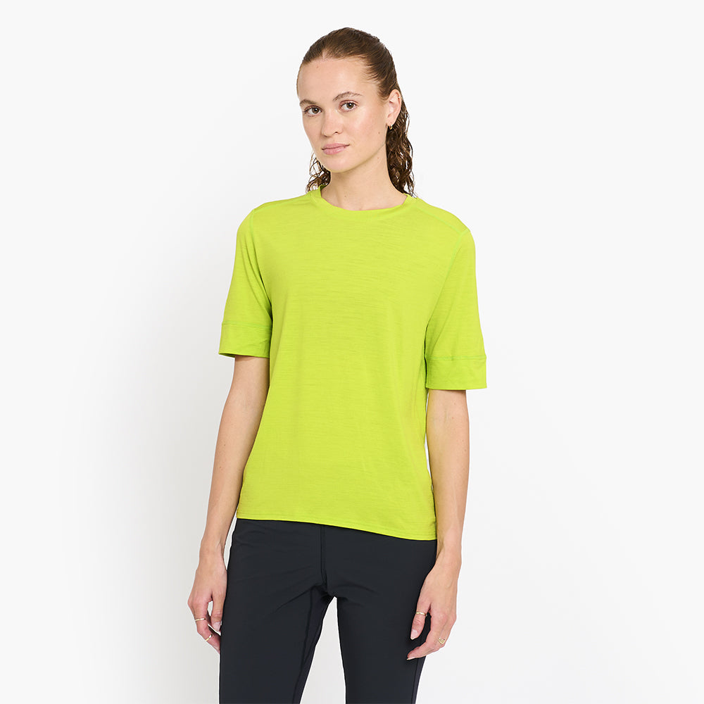 ciele-w-hlstshirt-lime-green-t-shirt-damen-merino image 2