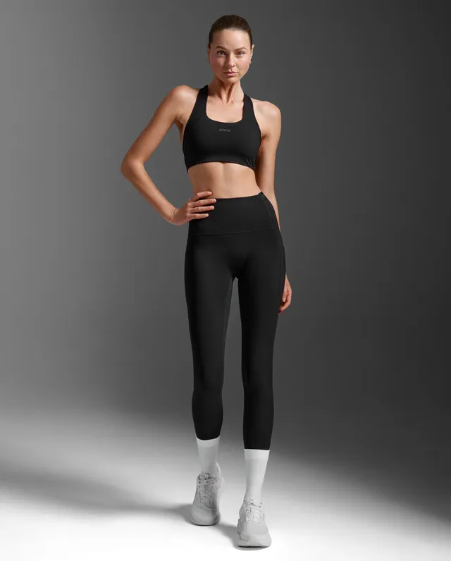 2xu-form-stash-hi-rise-tights-damen-black-no-logo image 1