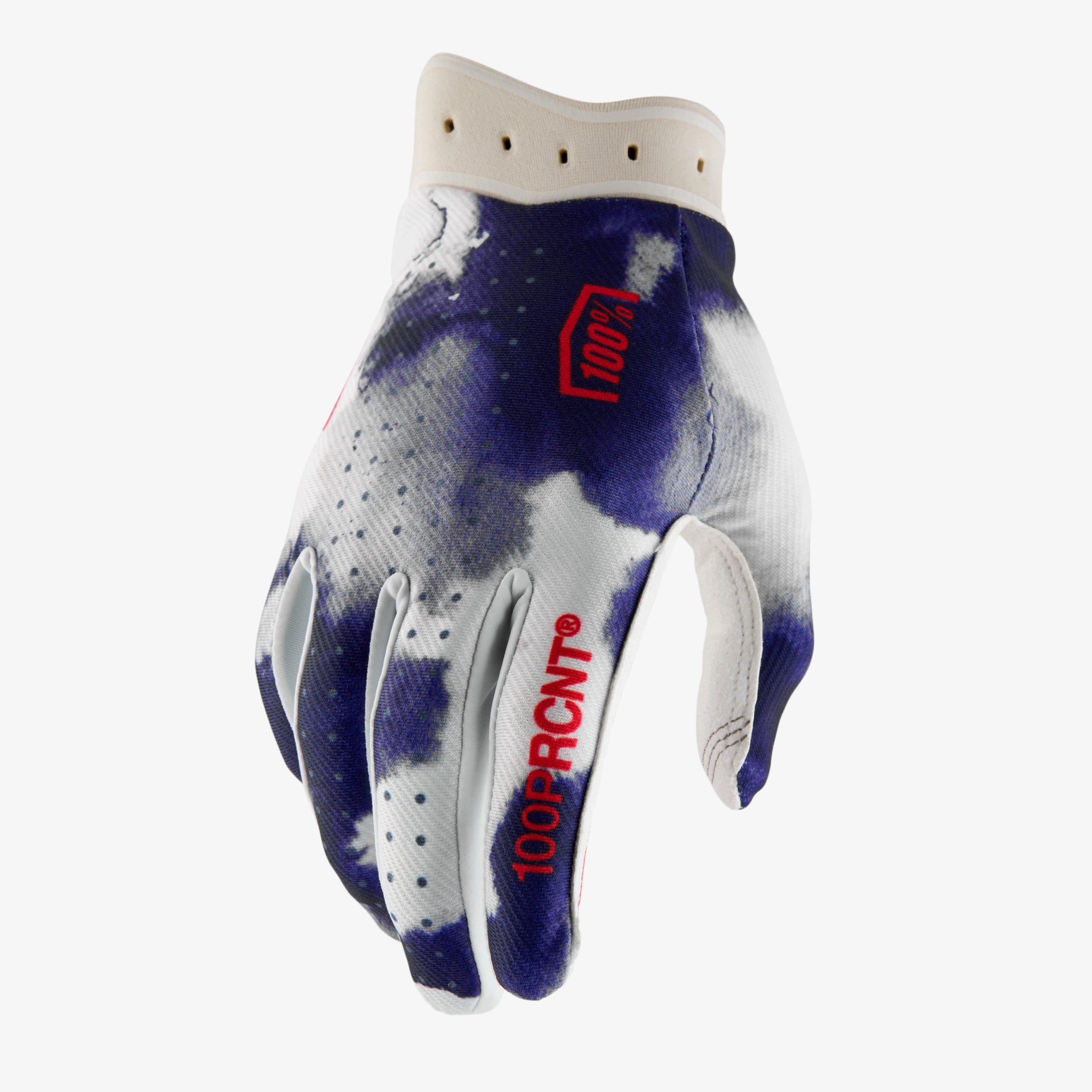 100-itrack-mtb-handschuhe-blau-wei-atmungsaktiv-clarino image 1