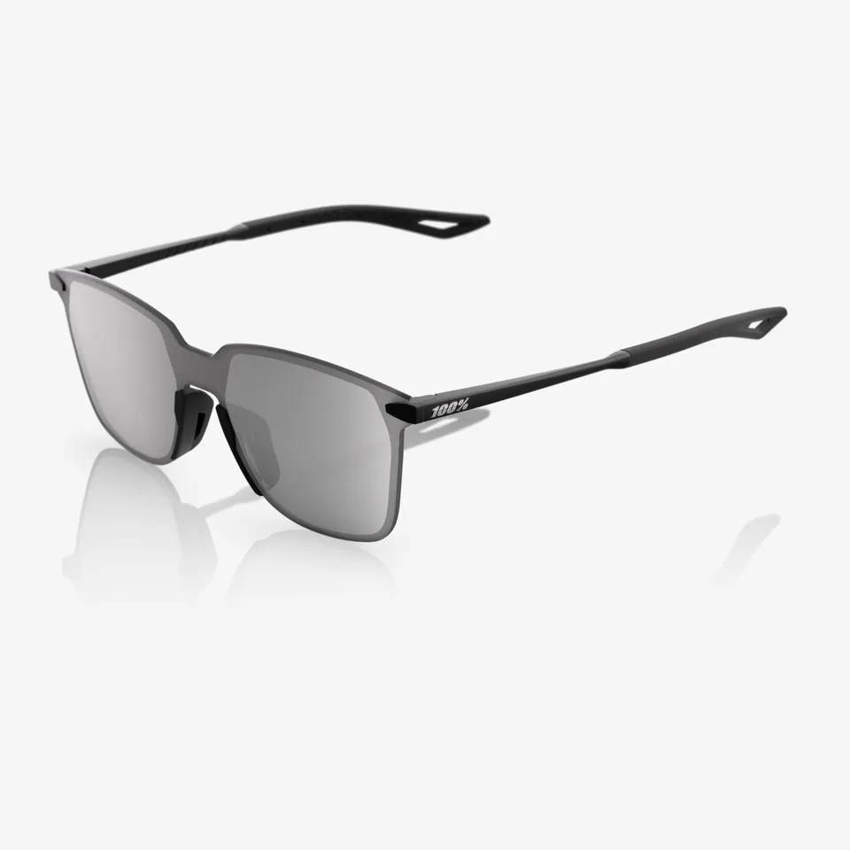 100-legere-square-sonnenbrille-matt-schwarz-silber image 1