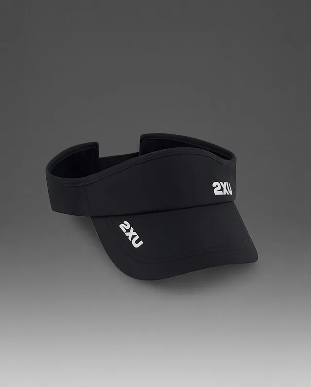 2xu-aero-run-visor-laufcap-schwarz-unisex-leicht image 1