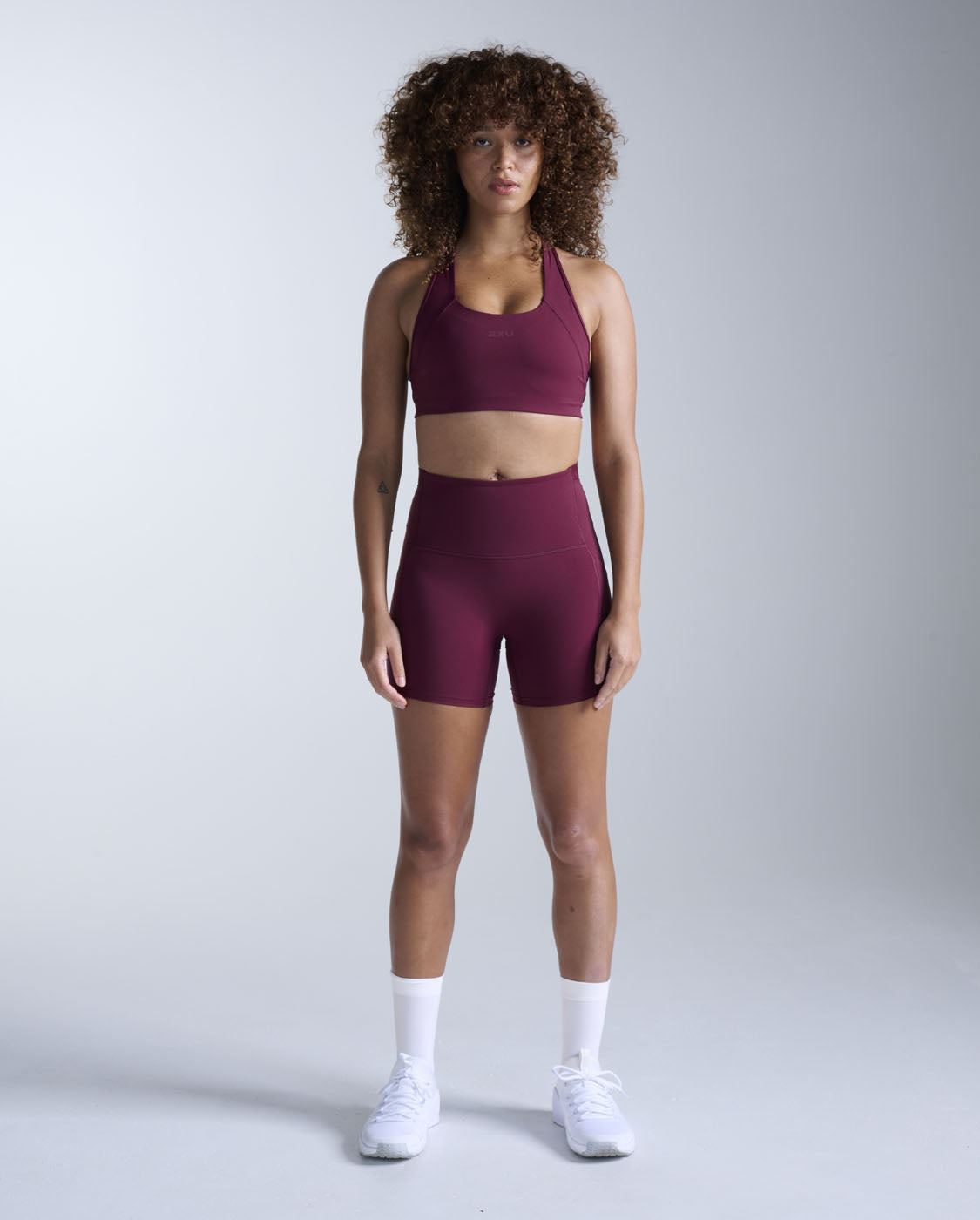 2xu-form-stash-hi-rise-4-inch-kompressionsshorts-armaretto image 5