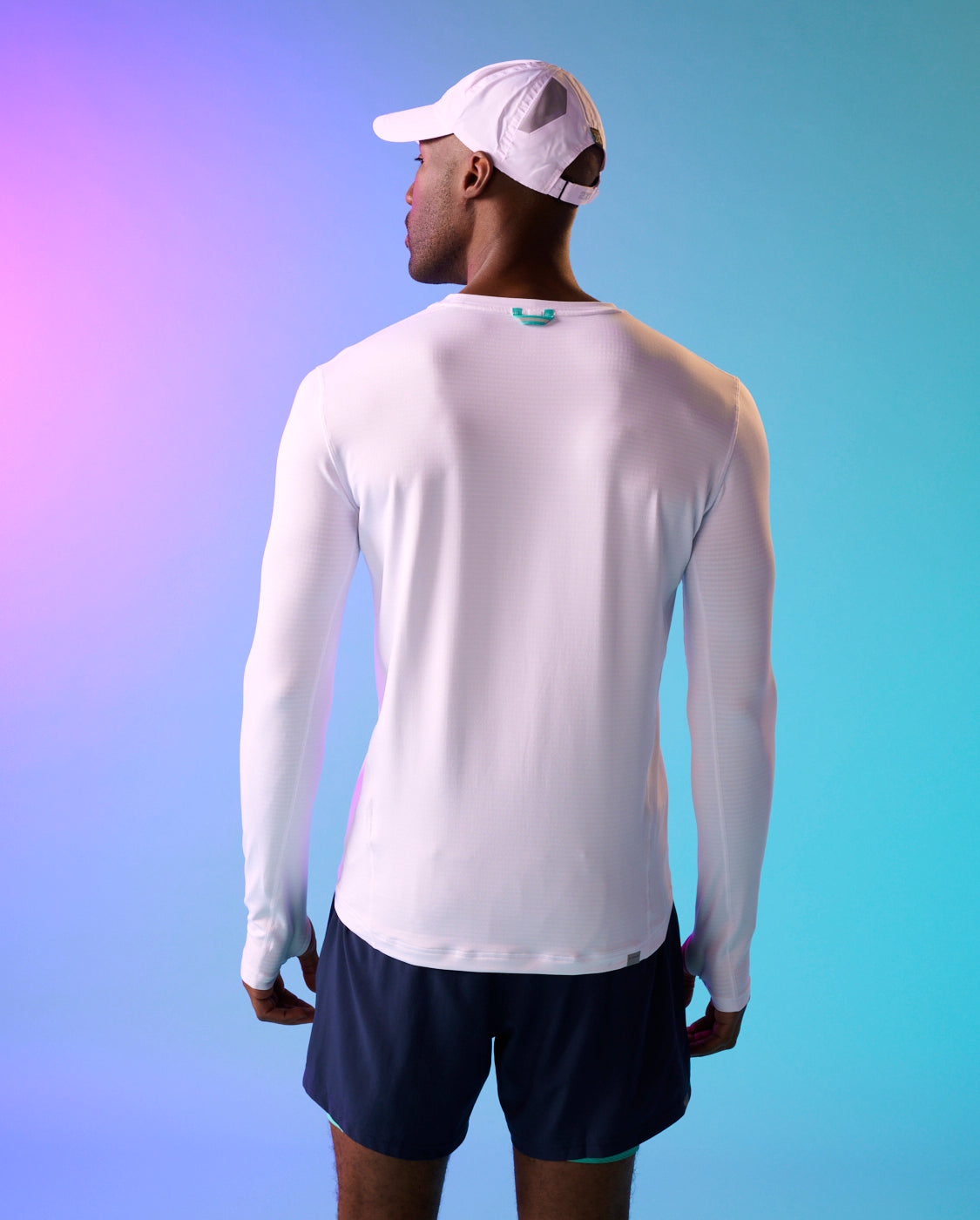 2xu-ignition-grid-base-layer-herren-white-metro-mint-thermo image 2