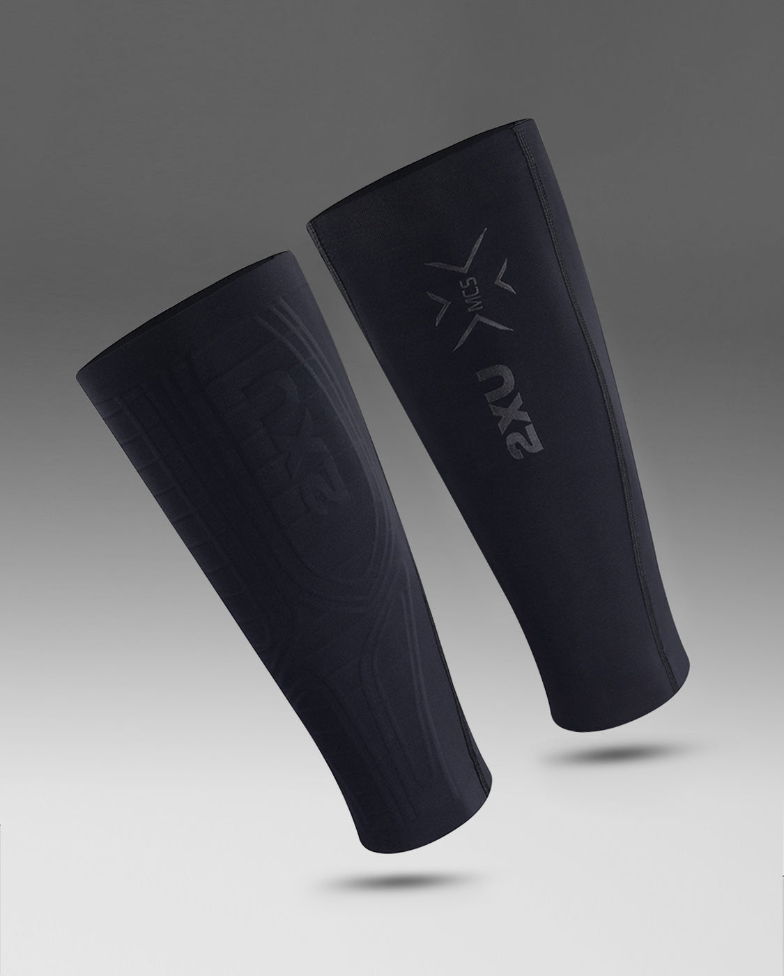 2xu-light-speed-wadenstulpen-unisex-black-nero image 2