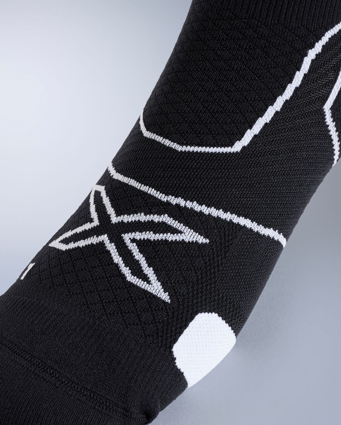 2xu-vectr-cushion-crew-laufsocken-schwarz-wei image 3
