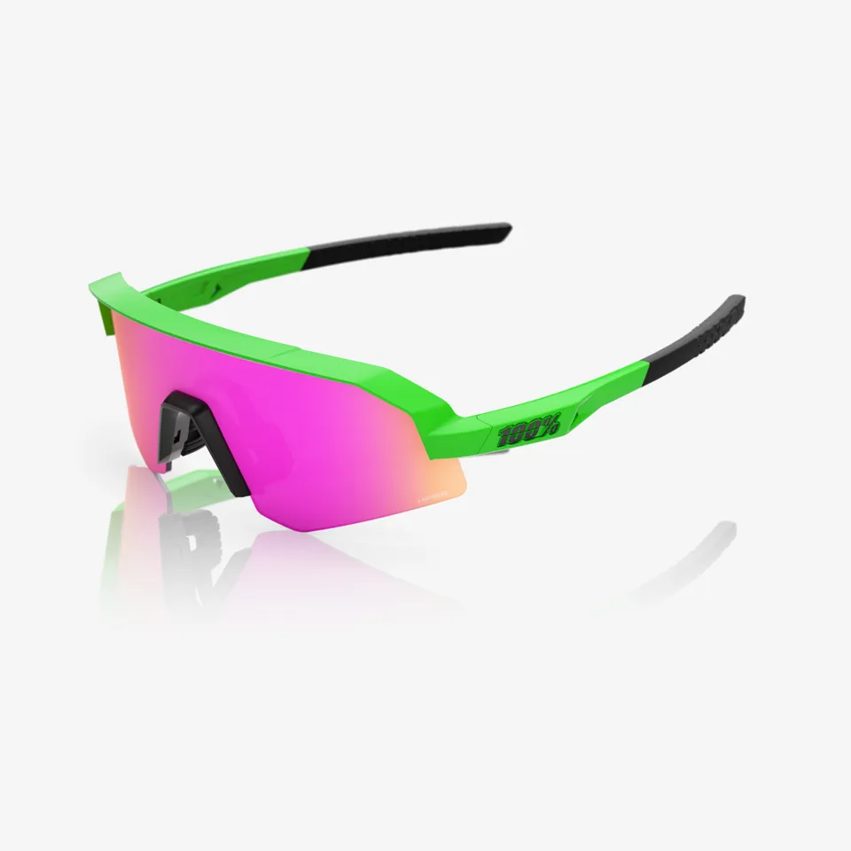 100-slendale-youth-viper-green-sportsonnenbrille-pink-mirror image 1