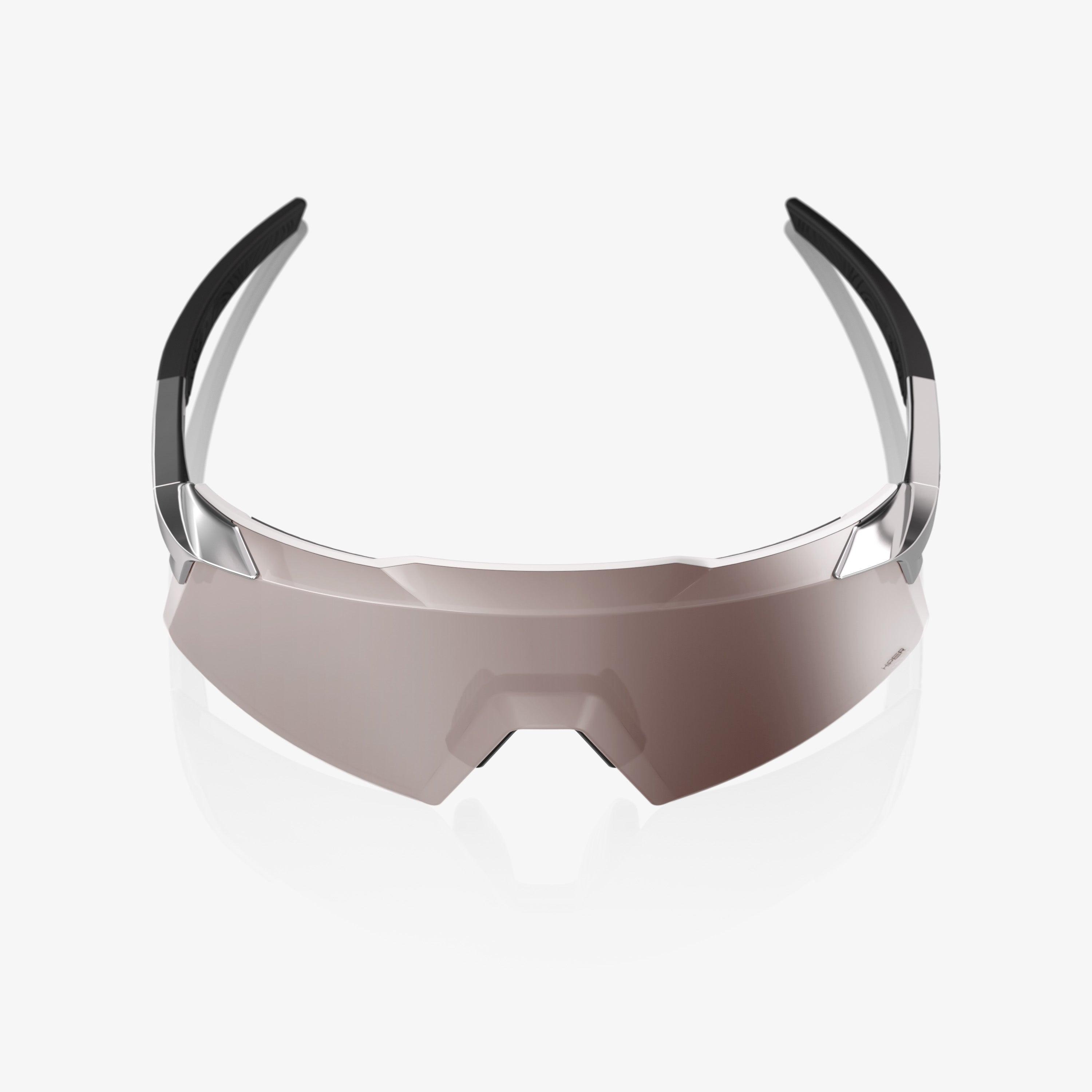 100-aerocraft-sportbrille-gloss-black-chrome-silber-verspiegelt image 4