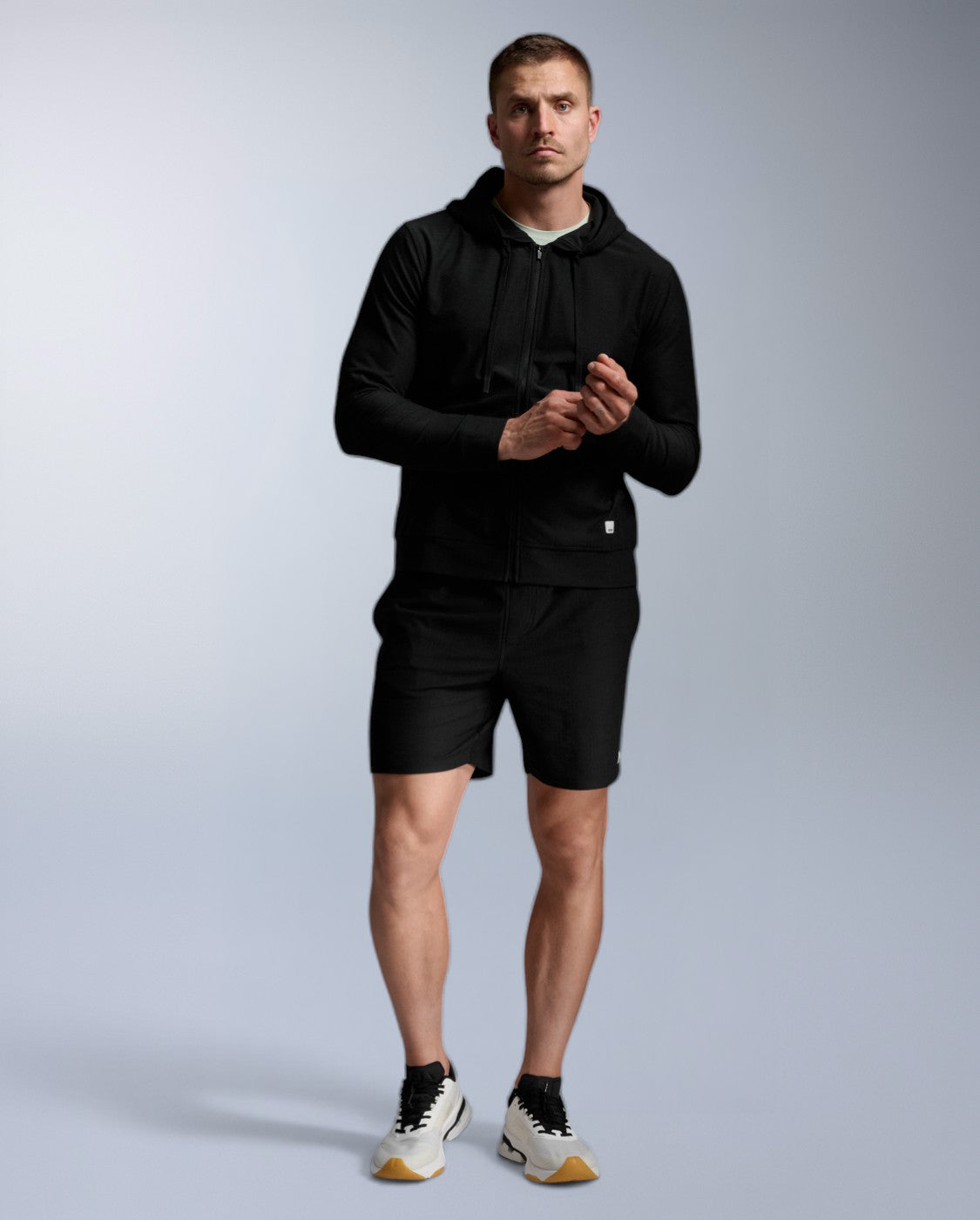 2xu-signature-zip-through-hoodie-kapuzenjacke-schwarz-herren image 7