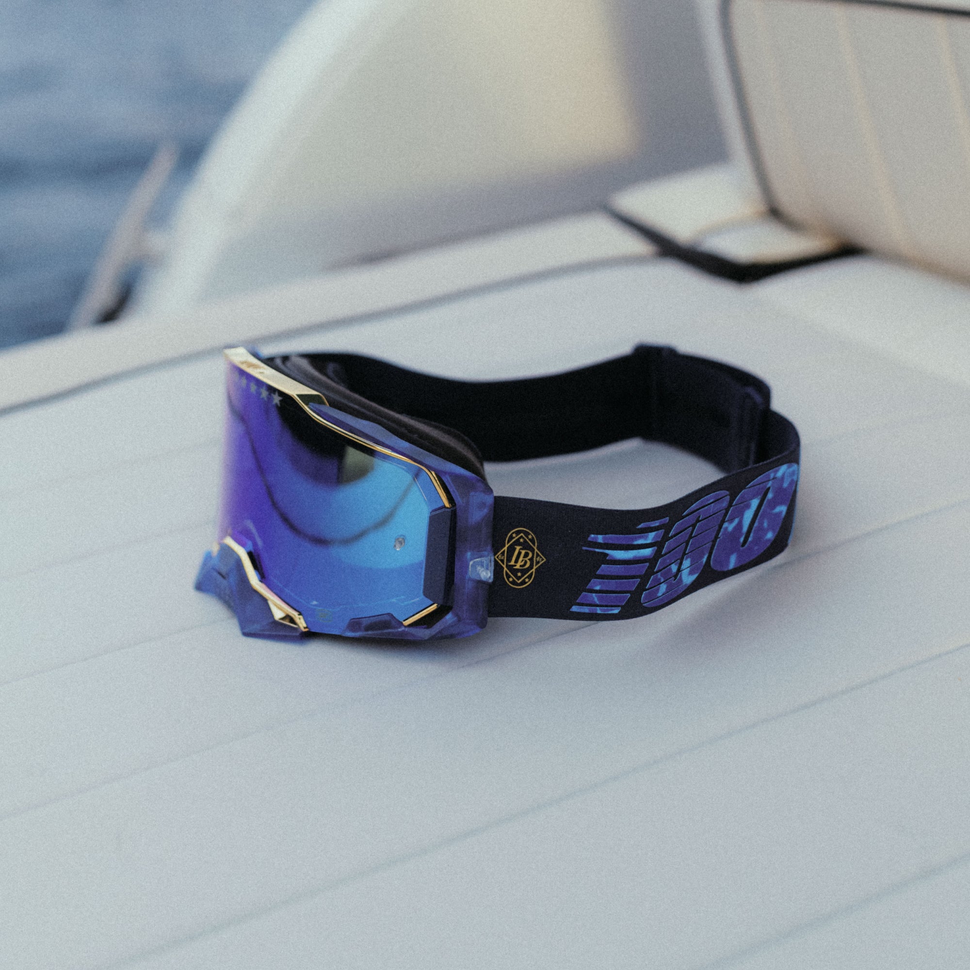 100-armega-bruni-le-motocross-brille-navy-blau-gold image 3